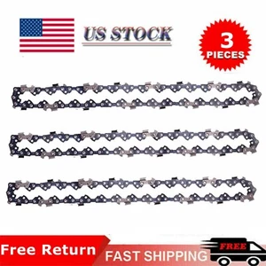 3-PACK 16" POULAN 56DL Chainsaw Chain Blade 3/8 LP .050******FITS 90 MODELS*** - Picture 1 of 9