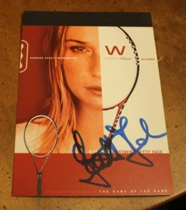 Barbara Schett AUTOGRAPH ~ 4x6 Index Card ~ WILSON - Picture 1 of 2
