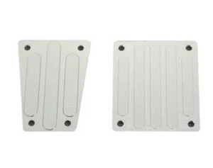 AXIAL EXO TERRA silber Aluminium vorne hinten Skid Plates STA30799GS STRC - Bild 1 von 1