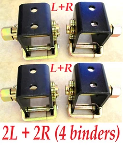 4x 2" Tow Dolly Lashing Winch Tie Down Strap Ratchet Binder Truck(2L + 2R) - Bild 1 von 7