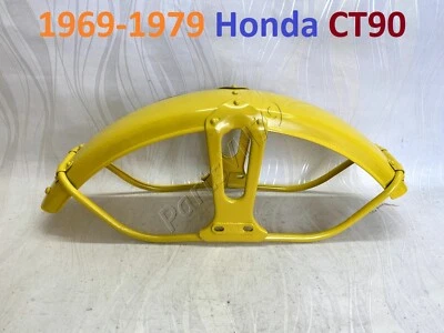 Guardabarros delantero Honda Trail 90 CT90 1969-1979. Guardabarros amarillo CT110 1980-1986 Foto 1 de 4