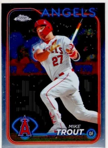 2024 Topps Chrome Baseball Mike Trout No. 200 Los Angeles Angels - Bild 1 von 2