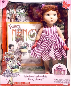 Jakks Pacific 2010 Fancy Nancy Fabulous Fashionista 18" Vinyl Doll & Book Set - Picture 1 of 4