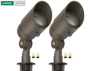 5W Outdoor Spotlights (2-Pack) 12V Low Voltage Spotlights - Landscape Spotlights - Picture 1 of 10