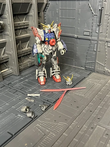 Bandai Mobile Suit G Gundam Neo Japan Battle Scarred Shining Action Figure MSIA Cover