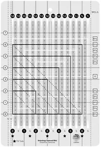 (US Seller) Creative Grids Stripology Mini Quilt Ruler CGRGE3 - Picture 1 of 1