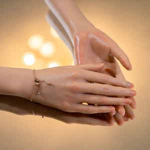 KnowU Silicone Fake Hand Model Nail Art Practice 3D Display High Simulation 31cm - Picture 1 of 12