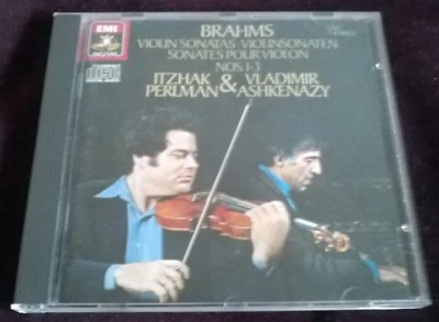 Perlman Ashkenazy Brahms CD EMI CDC 47403 W. Germany 1985 SONOPRESS No IFPI ED1 - Image 1 of 3