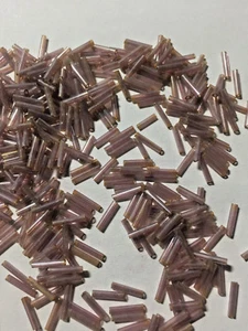 Vintage 7mm 9mm Bugle Beads sz 3 35 Grams - Picture 1 of 109