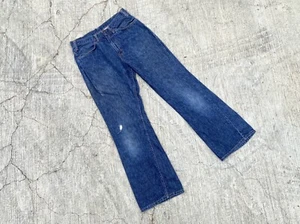 1960s/1970s vtg LEVIS 646/517 BIG E Orange Tab Flare/Boot Cut Denim Jean 30 x 29 - Picture 1 of 13