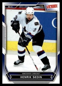 2007 Upper Deck Victory #134 Henrik Sedin   Vancouver Canucks