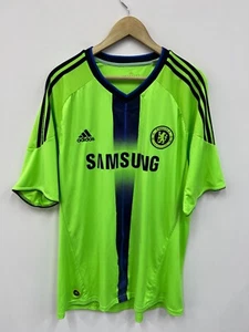 Chelsea 2010/2011 Third Football Shirt Soccer Jersey Green Size XL - Picture 1 of 12