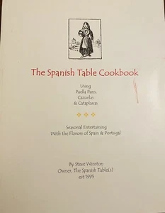 The Spanish Table Cookbook Signed Steve Wilson Paella Cazuelas 2005 PB - Picture 1 of 7
