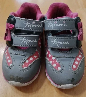 Zapatillas Disney Minnie Mouse para niños pequeños rosa/gris talla 6 Foto 1 de 4
