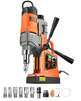 Magnetic Drill 1450W 2878 lbf Portable Mag Drill Press 2 in Boring Diameter - image 1 of 4
