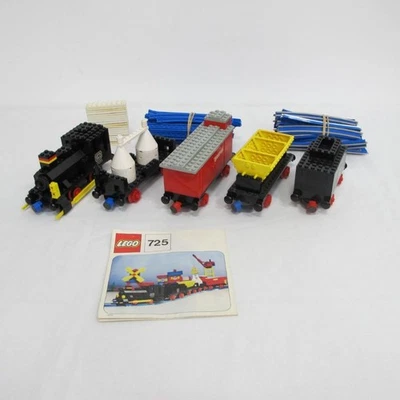 LEGO Train 725: 12V Freight Train and Track. Complete with instructions, no box - Bild 1 von 4