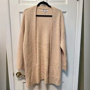 Elizabeth and James Open Knit Long Cardigan - Picture 1 of 5
