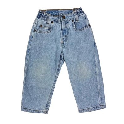 Jeans Levi's Vintage Chicos 566 Calce Suelto Lavado Claro Naranja Pestaña 3T Foto 1 de 4