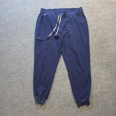 Pantalones Figs Mujer Talla XL Azul Zamora Joggers Cintura Alta Enfermería Médica Foto 1 de 4