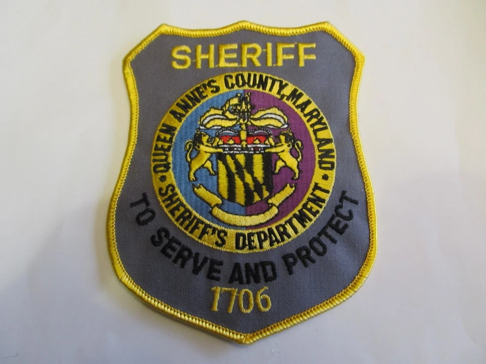 Maryland Queen Annes Co Sheriff Patch - Image 1 of 1