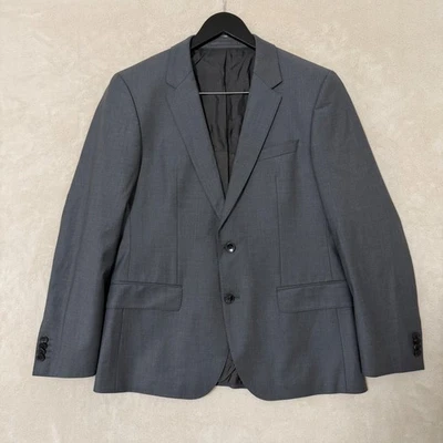Hugo Boss Blazer Mens 40E EU25 Gray Hayes Cyl Stretch Wool Blend Sport Coat - Image 1 of 4