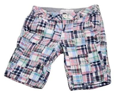 Bermudas Pantalones Cortos Talla 1/2 Aeropostale Patchwork Pastel Preppy Playa Costera Foto 1 de 4