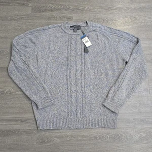 Tricots St Raphael Silk Cashmere Cable Knit Pullover Sweater Men's XL MSRP $185 - Picture 1 of 11