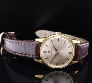 Vintage 1961 Omega Gold Plated Cal 245 Manual Ladies Wrist Watch 10983 NO RES - Picture 1 of 7
