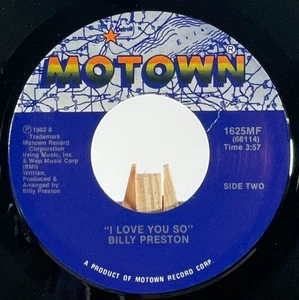 BILLY PRESTON 45 RPM I LOVE YOU SO / I'M NEVER GONNA SAY GOODBYE—EX - Picture 1 of 6