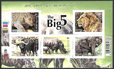South Africa 2014. The Big Five. Self Adhesive S/S  MNH - Image 1 of 2