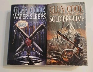 The Black Company books, Water Sleeps & Soldiers Live PB by Glen Cook - Picture 1 of 12