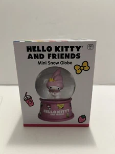 Sanrio My Melody Mini Snow Globe 3.5" Hello Kitty And Friends Collectible New - Picture 1 of 11