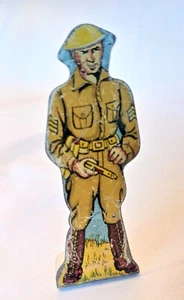 1930er Jahre MARX ZINN LITHO, ARMEE INFANTERIE SERGEANT, HERGESTELLT IN DEN USA, 3 1/2 ZOLL - Bild 1 von 3