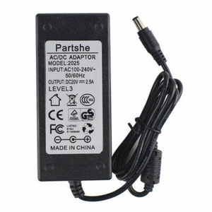 20V 2.5A Power Adapter For Zebra LP2722 LP2622 LP2122 LP2042 LP2642 Pritner  - Picture 1 of 3