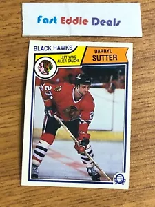 O-PEE-CHEE NHL HOCKEY DARRYL SUTTER CARD 113 CHICAGO BLACKHAWKS EXCELLENT - Picture 1 of 2
