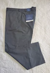 42x30 Croft & Barrow NWT Mens Charcoal Heather Dress Pants Classic Fit New - Picture 1 of 8