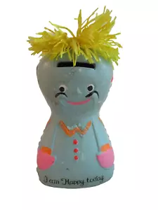 Vintage Moody Mary 4 lati Coin Bank felice, annoiato, furioso, triste ~ Lego ~ Giappone - Foto 1 di 5
