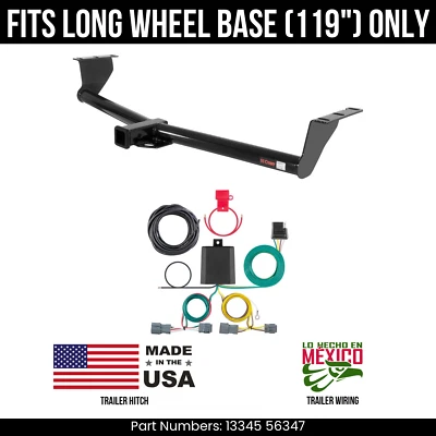 Enganche de remolque para Kia Sedona 06-10 con cableado de 4 pines ajuste largo WB (119") curva 3,5 k Foto 1 de 3