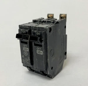 GE THQL2130 30A 240V 2 Pole Circuit Breaker - Picture 1 of 3