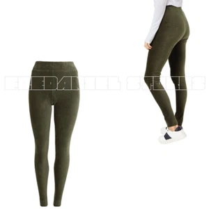 Leggings de pana verde helecho ex M&S para dama - Imagen 1 de 2