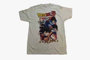 Dragon Ball Z Mens Dragon Ball Z Characters Cream Anime Shirt New S, M, L - Picture 1 of 5