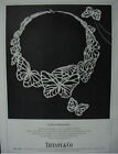 1982 Tiffany Butterfly Necklace Angela Cummings Jewelry Vintage Print Ad 12871