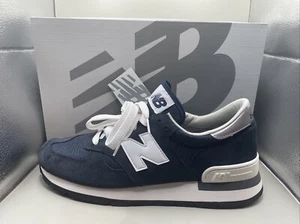 New Balance 990 V1 Mens Size 12 Navy Blue M990NV1 Made In USA New In Box - Picture 1 of 8