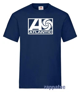 Atlantic Records T Shirt - Northern Soul Mod Tee - Picture 1 of 12