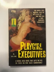 Playgirl Executives Jim Layne Beacon Books 185 1st Ed Australian vintage pulp - Bild 1 von 10