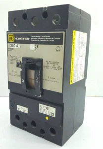 SQUARE D KIP36250 250 AMPS 3 POLE 600V CIRCUIT BREAKER / TESTED OK - Picture 1 of 15