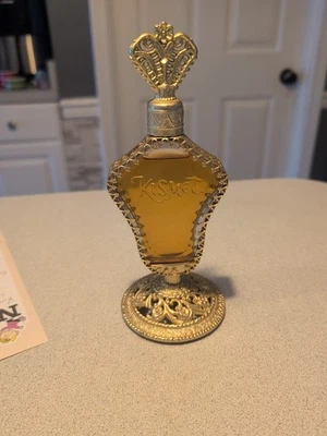 Vintage Kismet Metal Filigree Perfume Bottle. Great Condition! - Image 1 of 4