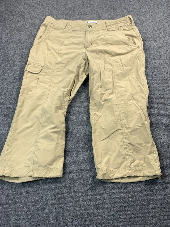 Pantalones Columbia Mujer 6 Beige Exterior Ligeros Capri Foto 1 de 4
