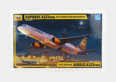 1:144 ZVEZDA Airbus Airbus A321Ceo Airplane Civil Airliner 2002 Kit ZS7040 - Immagine 1 di 2