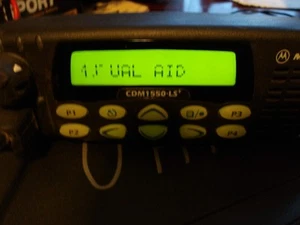 Motorola CDM1550LS+ VHF z pilotem # aam258kf9dp6an testowany - Zdjęcie 1 z 7